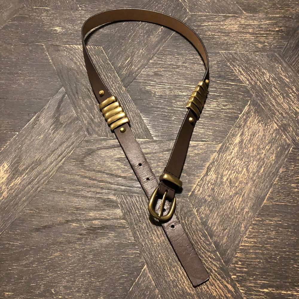 Nine West brown leather belt!